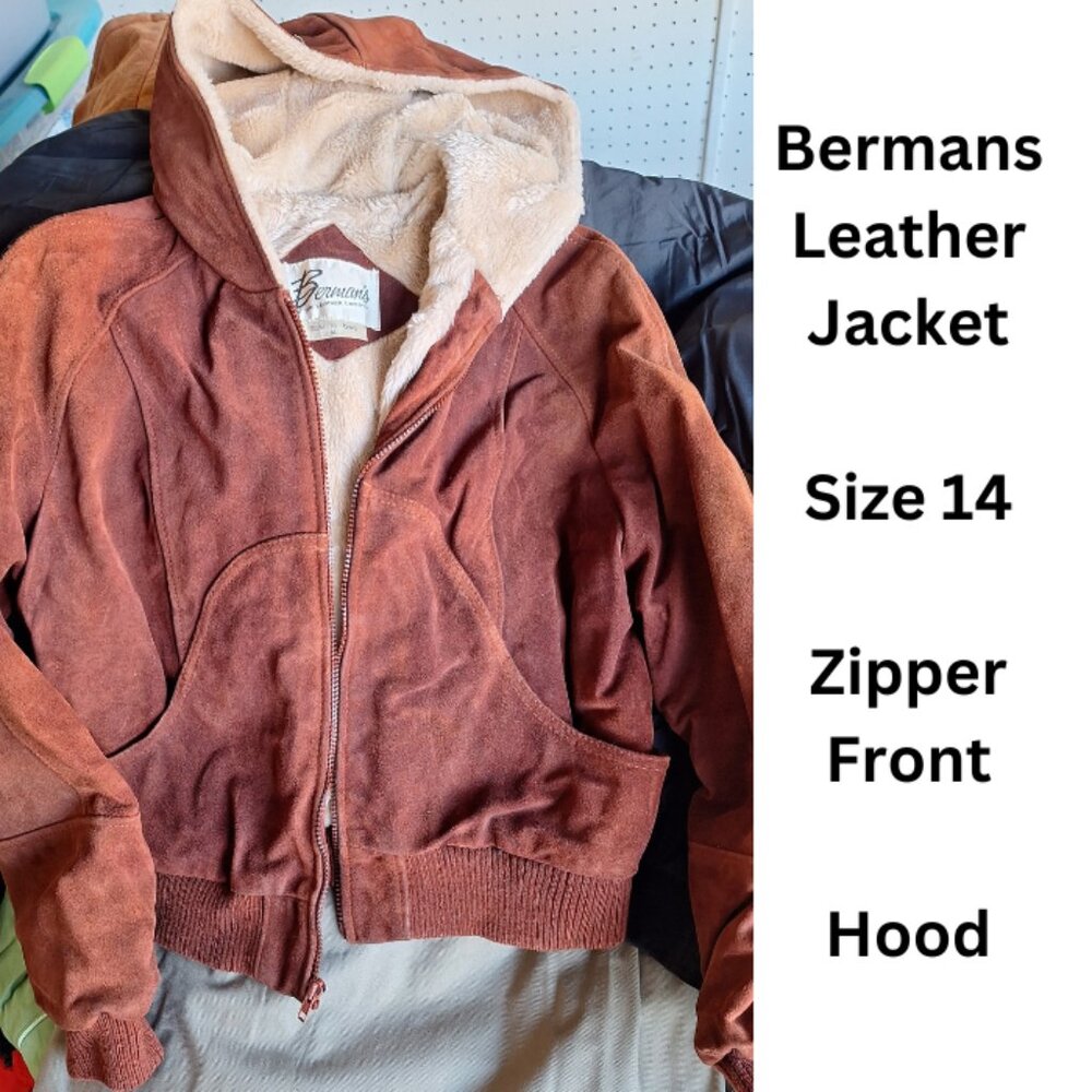 Suede Bomber Jacket Ladies size 14